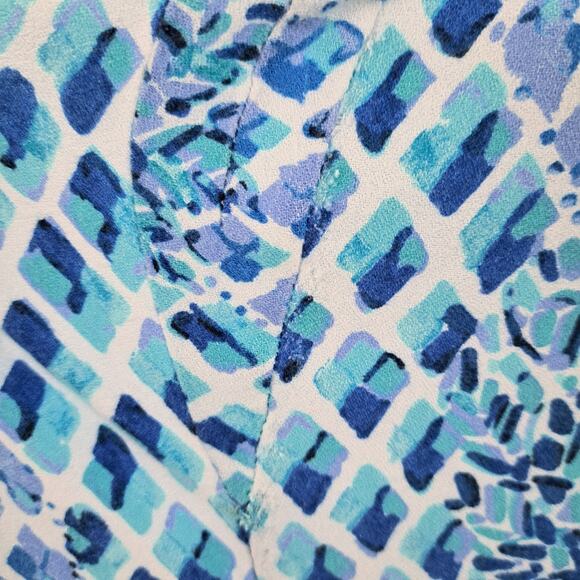 LILLY PULITZER Jane Maxi Dress Size 16+ *ALTERED Up & Shortened* Blue Pineapple - Picture 15 of 15